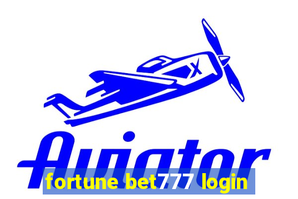 fortune bet777 login